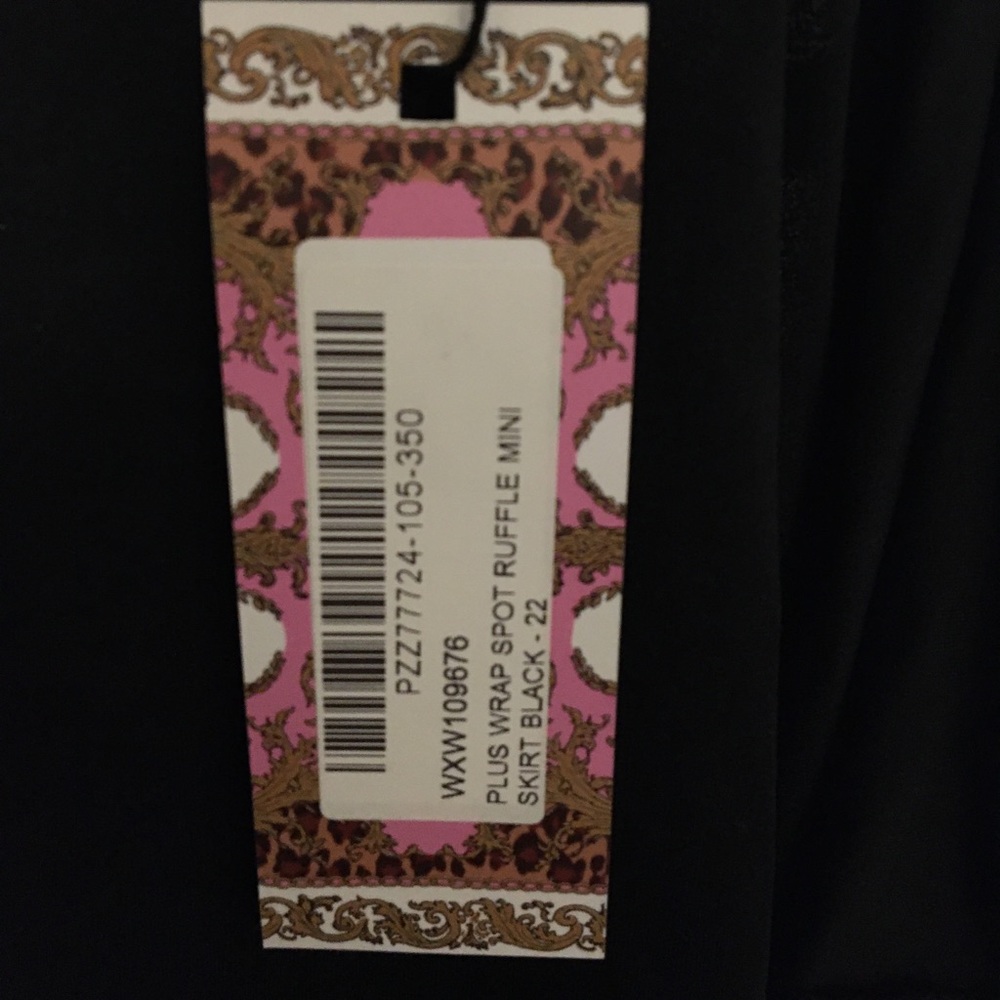 Mock Wrap Patterned Ruffle Skirt - Picture 5 of 5